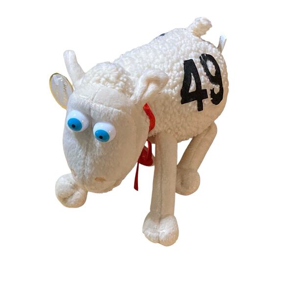 Serta Counting Sheep #49 Brent Sherman Racing NASCAR Plush Stuffed Animal 7” - Picture 1 of 8